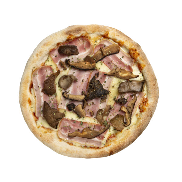 Pizza de Bacon y Setas 28cm