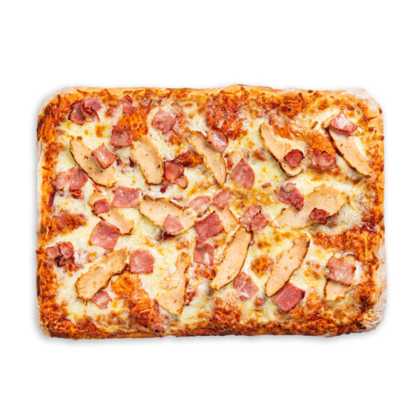 Pizza Bacon y Pollo 30x18
